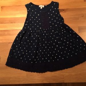 Splendid dark blue star print dress